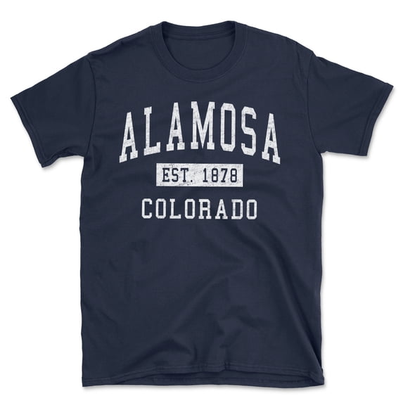 Alamosa Colorado Classic Established Men's Cotton T-Shirt