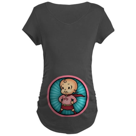 

CafePress - Future Hero Girl Maternity Dark T Shirt - Maternity Dark T-Shirt