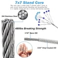 thumbnail image 2 of 84 piezas Sun Sail Ware Kit con cable de alambre para vela Inat, para En, outd, 2 of 5