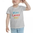 thumbnail image 3 of Mimi Loves Me Funny Toddler T-Shirts for Boys Girls (Gray, 4T), 3 of 5