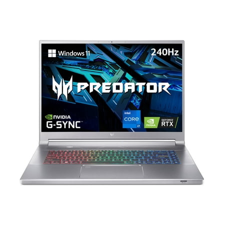 Acer Predator Triton 300 SE Gaming/Creator Laptop | 12th Gen Intel i7-12700H | GeForce RTX 3060 | 16" WQXGA 240Hz G-SYNC Display | 16GB DDR5 | 512GB Gen 4x4 SSD | Killer Wi-Fi 6E | PT316-51s-7397