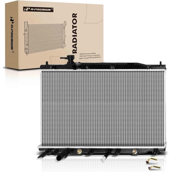 A-Premium Engine Coolant Radiator Assembly with Transmission Oil Cooler Compatible with Honda CR-V CRV 2007 2008 2009, L4 2.4L, Automatic Trans.