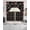 Green Red Black, variant on Cardinal Bird Swag Curtains for Living Room/Bedroom Windows, Holly Branches Berry Winter Botanical Black Kitchen Curtains and Valances Set 36 Inch Length, Light Filtering Swags Valance Curtain Panels