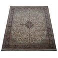 thumbnail image 3 of Rugsotic Carpets Hand Knotted Persian, Oriental Original Silk Floor Area Rug For Living Room Bedroom, Cream, 5'x7', 3 of 5