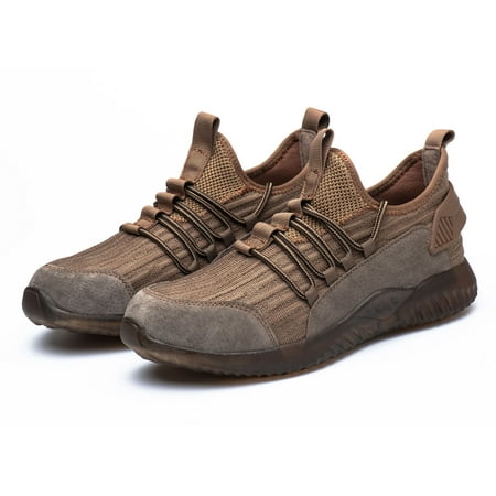 

OwnShoe Lightweight Steel Toe Work Shoes for Men Women Safety Shoes Breathable Industrial Work Sneakers