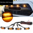 thumbnail image 2 of For 2016 -2020 Front Grille Lighting LED Grille Lights Kit 24 PCS( Shell Yellow Light), 2 of 8