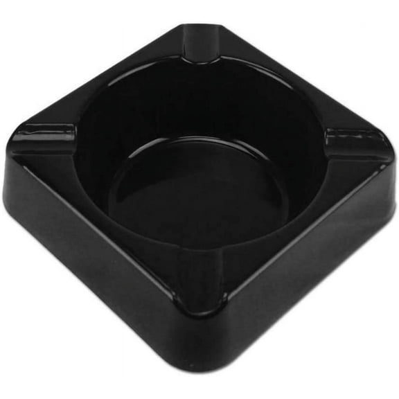 Stinky Cigar Ashtrays Stinky Composite 4 Cigar Ashtray, Black