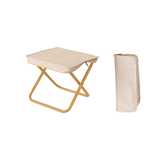 Escaleras de Paso Plegables de Metal, Taburete Plegable Portátil Al Aire Libre con Bolsa de Cremallera 28.5x26cm para Acampar, Mesa Plegable Al Aire Libre Y Sillas