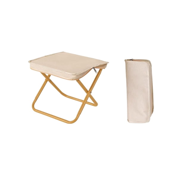 Escaleras de Paso Plegables de Metal, Taburete Plegable Portátil Al Aire Libre con Bolsa de Cremallera 28.5x26cm para Acampar, Mesa Plegable Al Aire Libre Y Sillas