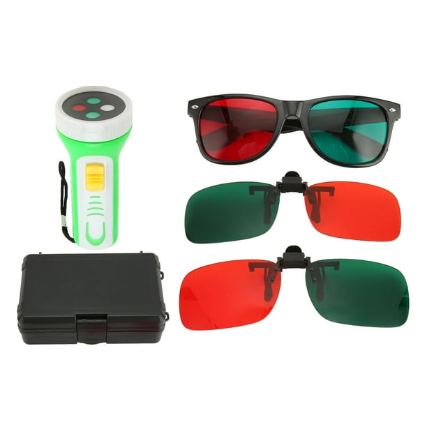 Flashlight Dot Test Light,Worth 4 Dot Red Dot Red Green Glasses