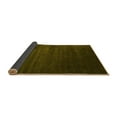 thumbnail image 2 of Ahgly Company Indoor Rectangle Abstract Yellow Contemporary Area Rugs, 7' x 10', 2 of 4