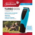 thumbnail image 1 of Kit cortapelos para perros Sunbeam 078522-010-001 Turbo con 4 peines guía, 1 of 3