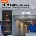 thumbnail image 3 of 24 PCs Commercial Emergency Light LED Exit Lighting Fixture Backup Battery, 3 of 7