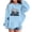 Z1-Light Blue394, variant on Hihipz Toddler Girls Graphic Hoodie Cartoon Koala Print Long Sleeve Pullover Kids Cozy Sweatshirt