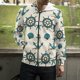 thumbnail image 5 of Sudadera con capucha y cremallera con estampado 3D de ancla náutica mediterránea para hombre, mujer y niño, 5 of 5