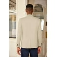 thumbnail image 5 of COOFANDY Men Linen Cotton Sport Coats Casual Blazer Dress Formal Jacket Lightweight Blazer Slim Fit Suit Jacket, 5 of 10