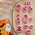 thumbnail image 2 of Cortadoras de arcilla polimérica Keoker para Halloween, 12 formas, calabaza, 2 of 6