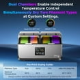 thumbnail image 6 of Creality Space Pi X4 Filament Dryer Box, 4 Spools Filament Dehydrator with Dual Independent Heating Chambers, 200W Fast Heating Up to 85℃, Compatible with PLA, PETG, ABS, TPU, 6 of 7