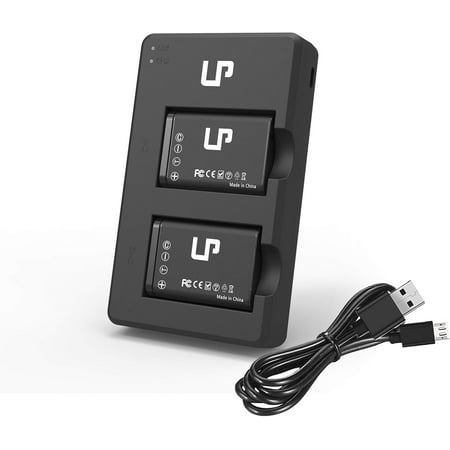 NP-BX1 Battery Charger Pack, 2-Pack Battery & Dual Slot Charger, Compatible with Sony Cyber-Shot DSC-RX100 VII,