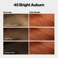thumbnail image 4 of Revlon ColorSilk Permanent Hair Color, Bond Repair Complex, 45 Bright Auburn, 1 pack, 4 of 14