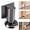 Gray, variant on ABPETE Magnetic Door Stopper, No-Drill Low-Profile Door Holder with Strong Magnetic Catch, Bottom-of-Door Doorstop for Keeping Interior Doors Open, Fits Gaps up to 22 mm, Black