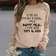thumbnail image 2 of Women’S Sweatshirt Long Sleeve Sweatshirt for Womens Pullover Sweatshirts Khaki Womens Sweatshirt Cute Fall Sweatshirts Women'S Fashion, 2 of 5