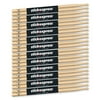 Stick Express SE5AW 12 American Hickory 5A Drumsticks with Wood Tip, 12 Pairs