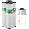 thumbnail image 1 of VEVOR 4Pack Hot Tub Spa Pool Filter Cartridge 105 Sq. Ft Compatible Pentair CCP420, 1 of 9