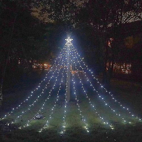 10lm 350 llevó la luz al aire libre del meteorito de las luces de la secuencia del árbol de navidad de la luz de la cascada de la estrella