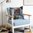 thumbnail image 6 of Tuvgenk Stain Protection Decorative Pillow Covers Blue 18x18 Animals Pillow Covers Pretty Square Decorative Sofa Pillow Covers, 6 of 6