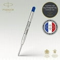 thumbnail image 2 of Parker QUINKflow Ballpoint Pen Ink Refill, Medium Tip, Blue, 2 Pack, 2 of 3