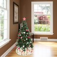 thumbnail image 3 of GZHJMY Christmas Tree Skirt, 30" Xmas Tree Skirts Christmas Pattern with Corgis Christmas Tree Mat for Christmas Holiday Party Ornaments, 3 of 6