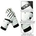 thumbnail image 3 of Guantes de esquí de invierno para mujer, guantes de snowboard antideslizantes con pantalla táctil impermeables, 3 of 6