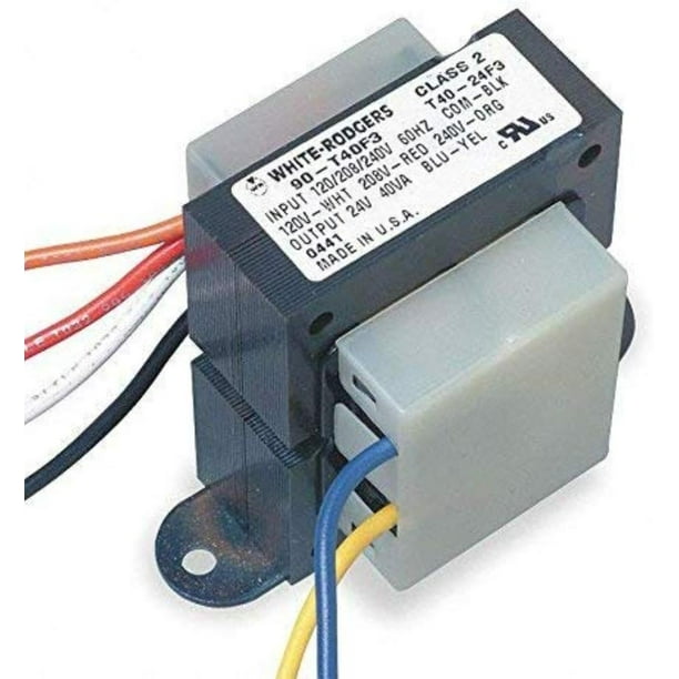 WhiteRodgers Class 2 Transformer, 40 VA Rating, 120/208/240VAC Input