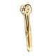 thumbnail image 5 of Pinza de cocina para filetes fritos, diseño hueco con forma de balón de fútbol, ​​pinza para pan. Dorado, 5 of 9