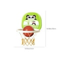 thumbnail image 3 of HUMJUSE Interactive Indoor Mini Basketball Hoop Toy for Toddlers Boys & Girls, Boy Toddler Toys with Inflator & Hooks, Gift for Toddler Age 2+, 3 of 6