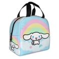 thumbnail image 2 of Cinnamoroll Lunch Bag, Insulated Lunch Bag for Women Men Lunch Box Container Bag Reusable Lunch Tote Bag for Office, Work, Beach, Travel, Picnic, 2 of 6