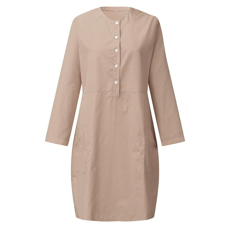 Xdegoge Engagement Dresses for Women Crew Neck Casual Dress with Pockets  Loose Hawaiian Dresses Plus Size A Line Dress Cute Sundresses Dress Elegant  Outfits Monos Elegantes De Mujer Para Fiesta