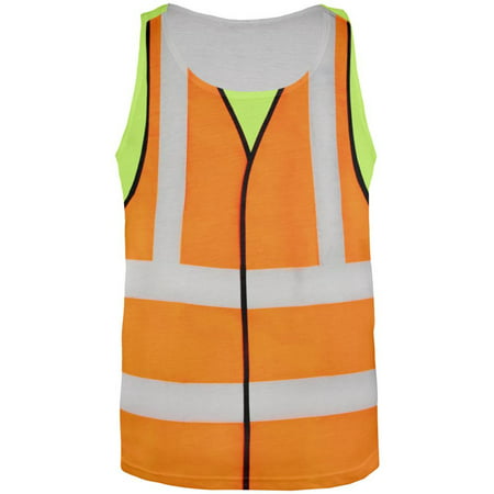 Halloween Road Worker Costume All Over Adult Tank