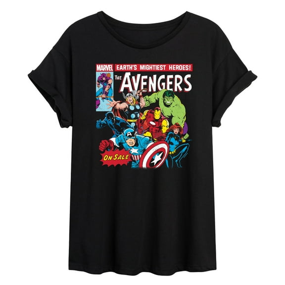 Marvel - Avengers Retro Comic - Women's Oversized Graphic T-Shirt