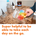 thumbnail image 4 of Zzteck Daily Pill Organizer 2 Times a Day, Weekly AM PM Pill Box Case Moisture-Proof Travel Pills Container 7 Day, Medication Fish Oil, and Medicine Holder Fits in Purse and Pockets, 4 of 8