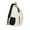 White #0, variant on LiUMX Adjustable Tennis Racket Bag | Large Capacity Shoulder Backpack for Badminton & Squash | 13" x 5.5" x 19.3" | Padded Compartment, Anti-Theft Pockets | White & Pink | Polyester Sports Bag