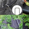 thumbnail image 4 of Paquete de 50 alfileres de estacas de jardín de 6.0 in, grapas de paisaje de jardín resistentes, alfileres de estacas, grapas de paisaje galvanizadas para anclar tela de barrera de malas hie, 4 of 5