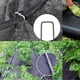 thumbnail image 4 of Paquete de 50 alfileres de estacas de jardín de 6.0 in, grapas de paisaje de jardín resistentes, alfileres de estacas, grapas de paisaje galvanizadas para anclar tela de barrera de malas hierbas, 4 of 5