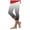 Grey, variant on Capri Yoga Pants Women Dressy High Waisted Cropped Leggings Summer Casual Capris Outfits (White, 3XL)