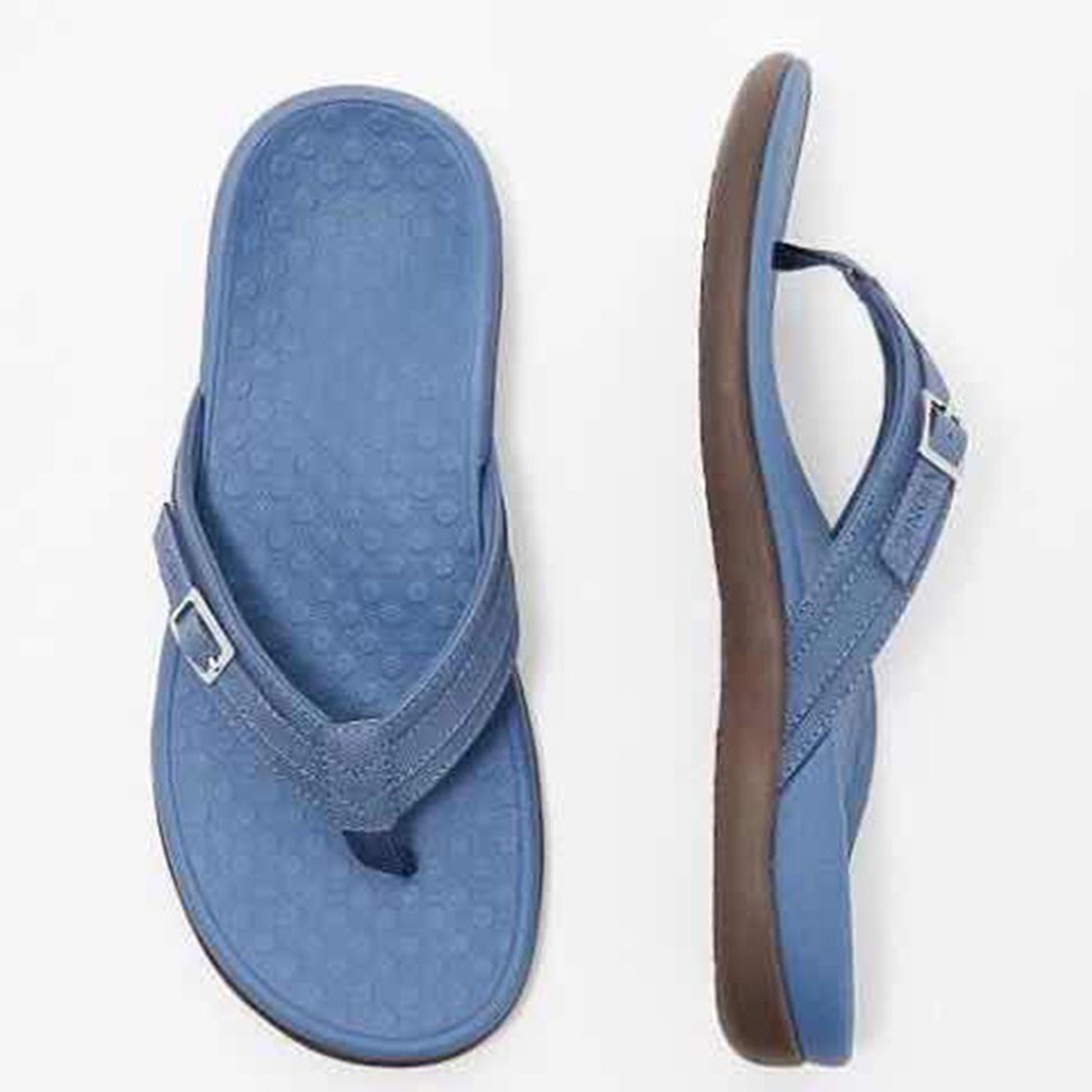 Women's Beach Sandals, Flip-Flop Slides, Soft PU Sole & Comfortable Fit ...