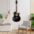 thumbnail image 5 of Guitar Wall Stand, Black Walnut U-Shaped for Acoustic & Electric Guitar 2 pack by XILAZAB, 5 of 10