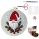 thumbnail image 2 of Kit de bordado navideño con bastidor Kit de bordado fácil para principiantes y adultos Kit completo de bastidor de bordado con agujas e hilo incluidos, 2 of 2