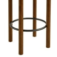 thumbnail image 5 of Fable Boucle Fabric Counter Stools - Set of 2 in Walnut Taupe, 5 of 8