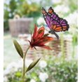 thumbnail image 3 of Regal Art & Gift Butterfly Flower Stake - Pink Metal 45" Garden Yard, 3 of 4
